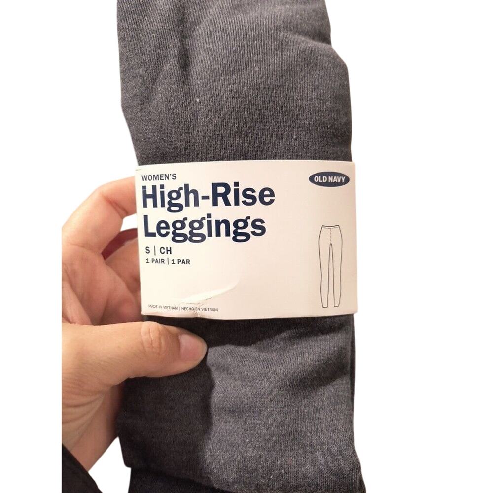 Old Navy NWT Women's Gray High-Rise Leggings/ Pants Size SMALL